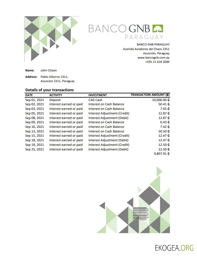 Paraguay Banco Continental S.A.E.C.A. exceler pdf